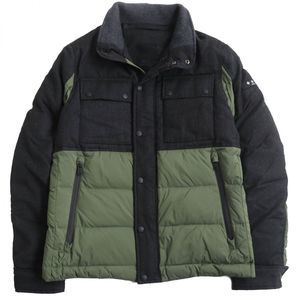Other TATRAS Wool Logo Patch Down Jacket Gray Khaki Canvas Outerwear